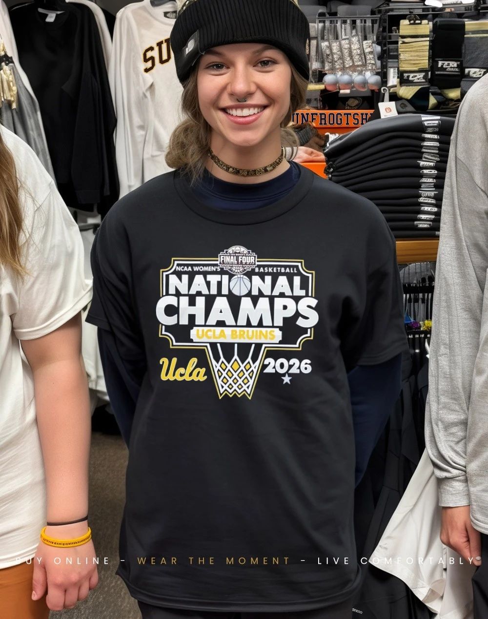 UCLA Bruins 2026 NCAA Women’s Basketball National Champions t-shirt