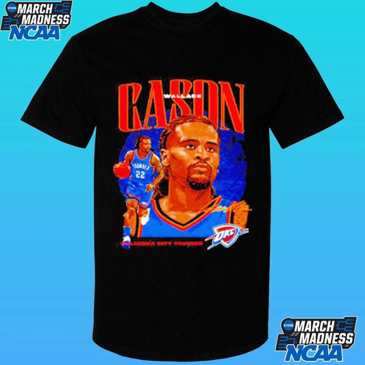 Cason Wallace Oklahoma City Thunder Dual Signature Shirt