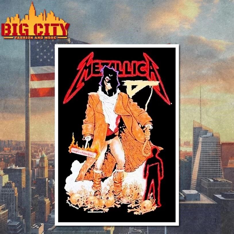 Metallica M72 World Tour Art The Unforgiven Pop-Up Shirt