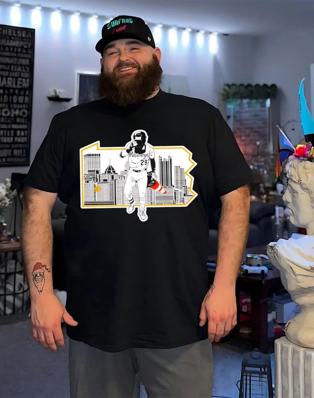 Hoist The Cone City Skyline Paul Skenes Pittsburgh Pirates Baseball MLB 2026 shirt
