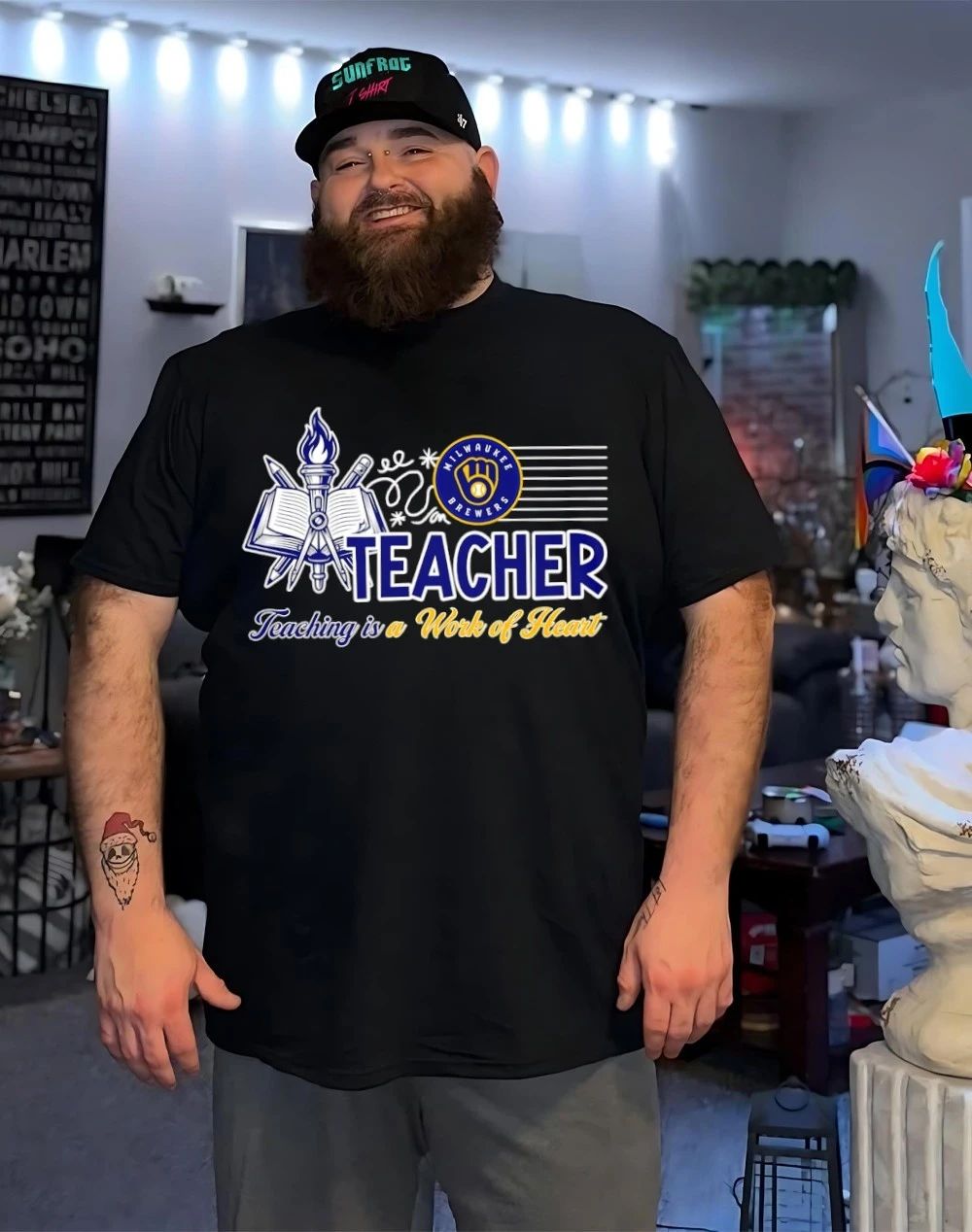 Milwaukee Brewers Proud Teacher Proud Brew Crew shirt