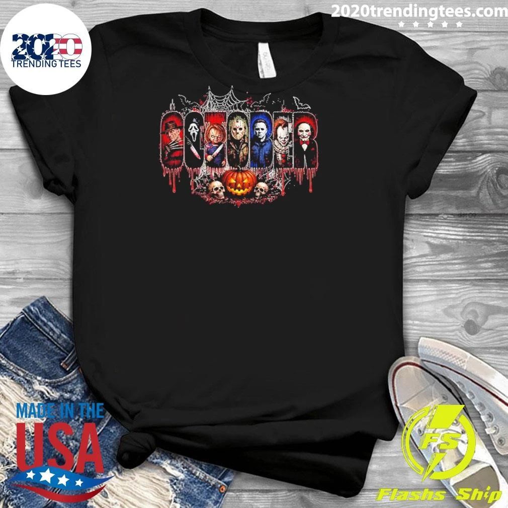 Slashers of October Halloween Shirt
