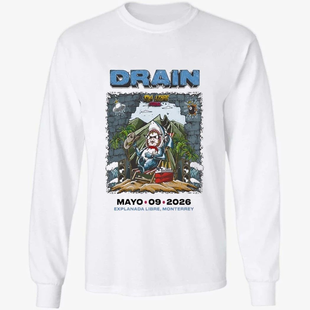 Drain Dia Libre Festival Monterrey Mexico May 9 2026 Shirt