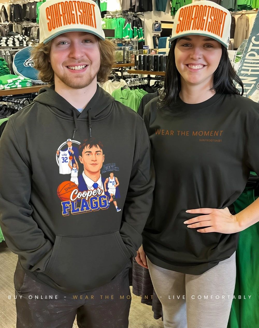 Cooper Flagg Dallas Mavericks player collage comic ’26 shirt