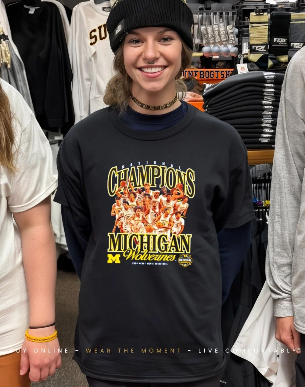 Michigan Mens Basketball National Champions NCAA March Madness 2026 Team Collage shirt