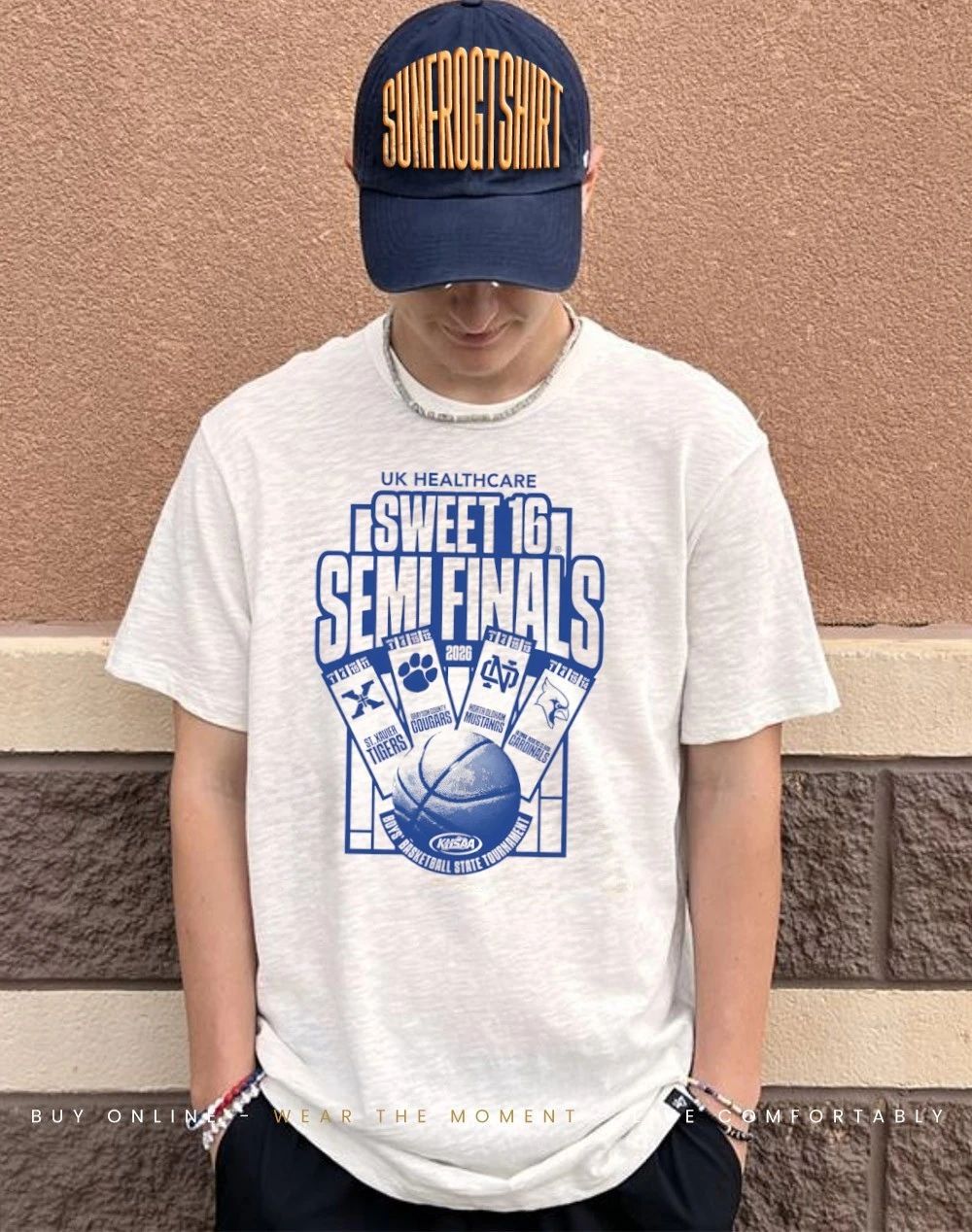 2026 KHSAA Boys Basketball Sweet 16 Semifinals State Championships ticker shirt
