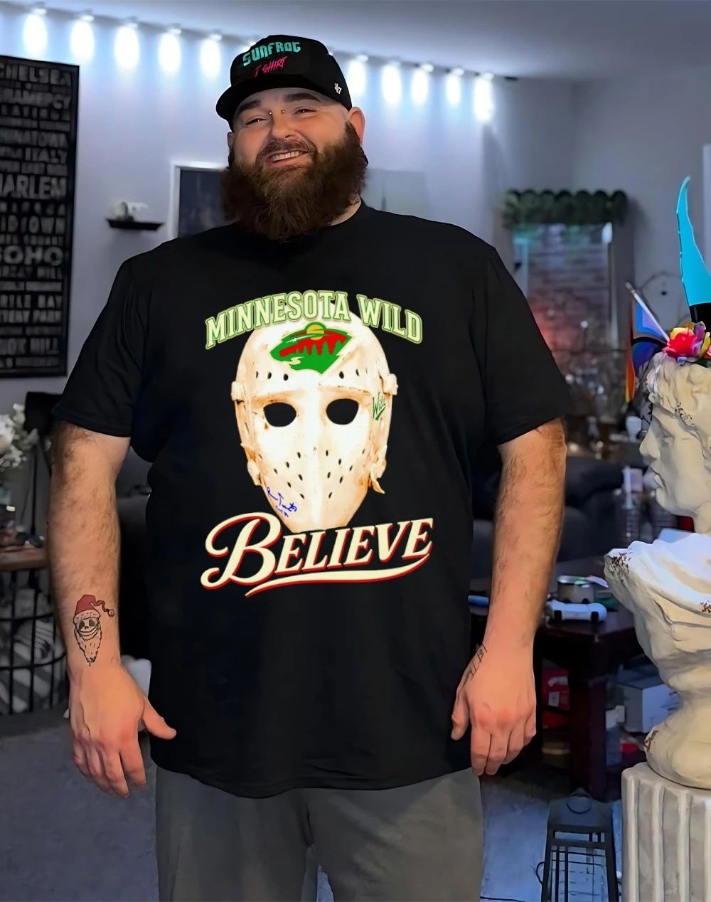 Believe Mask Minnesota Wild shirt