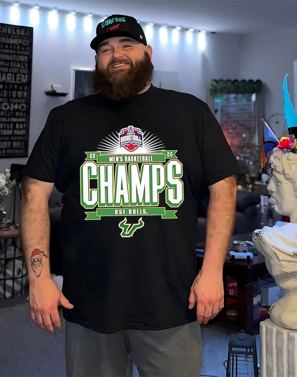 South Florida Bulls 2026 American Conference Men’s Basketball Tournament Champions classic shirt