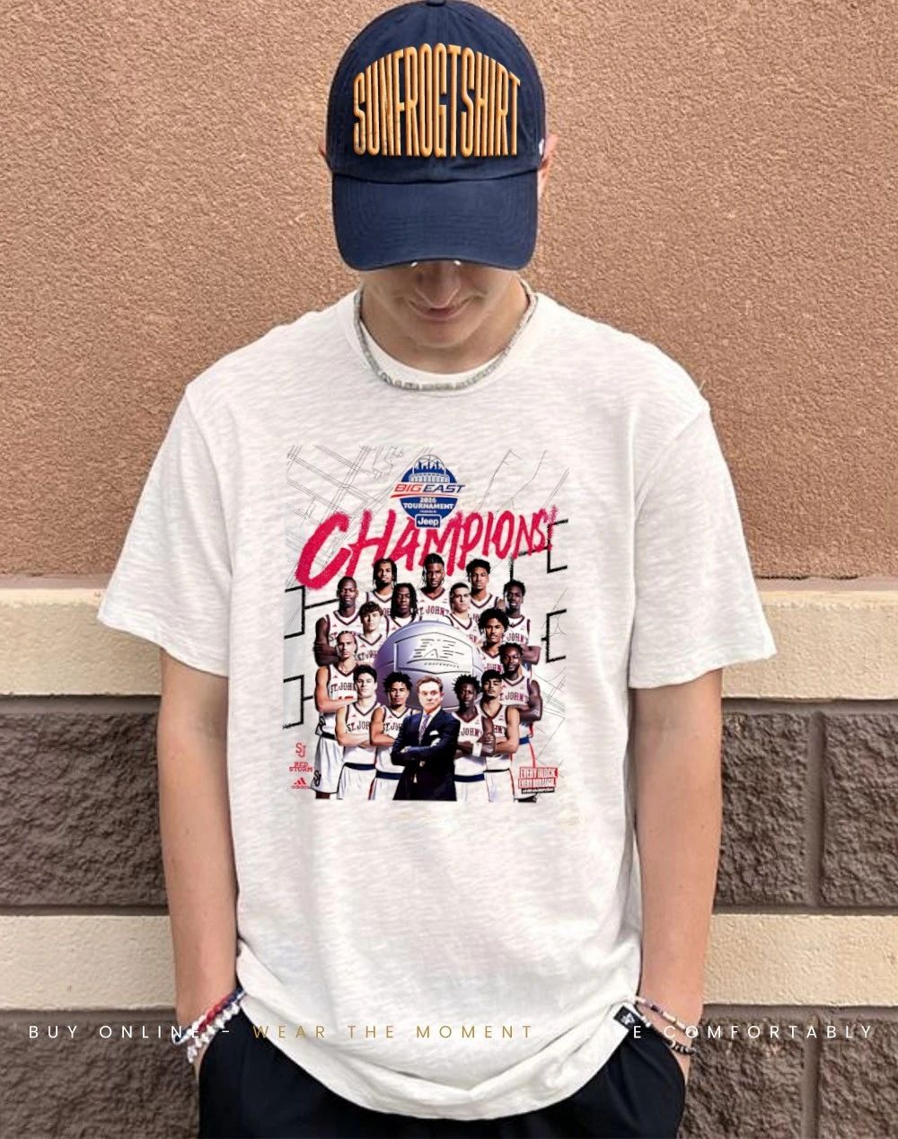 St John’s Red Storm Men’s Basketball Back To Back 2026 Big East Tournament Champions Poster shirt