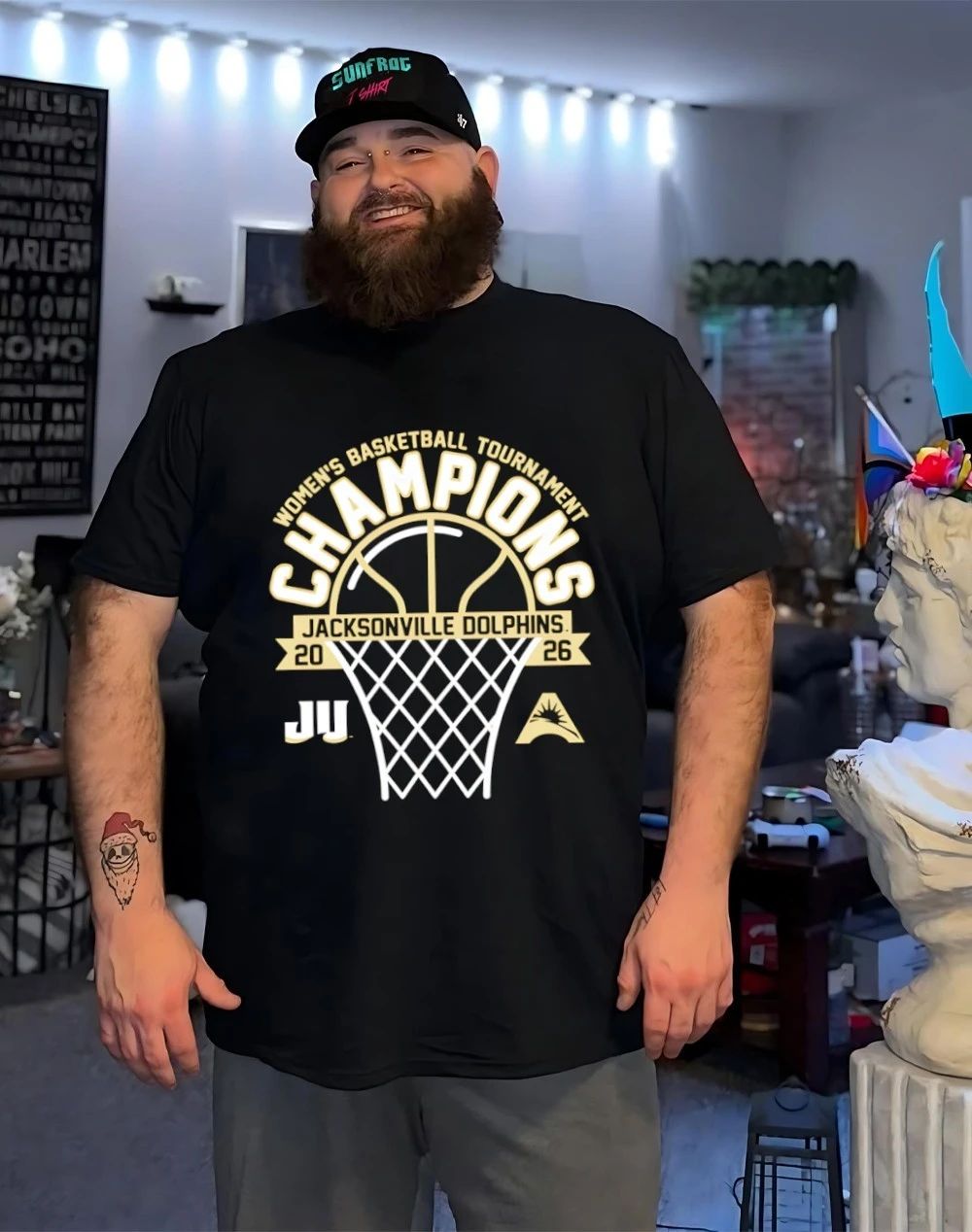 JU Dolphins 2026 ASUN Women’s Basketball Tournament Champions shirt