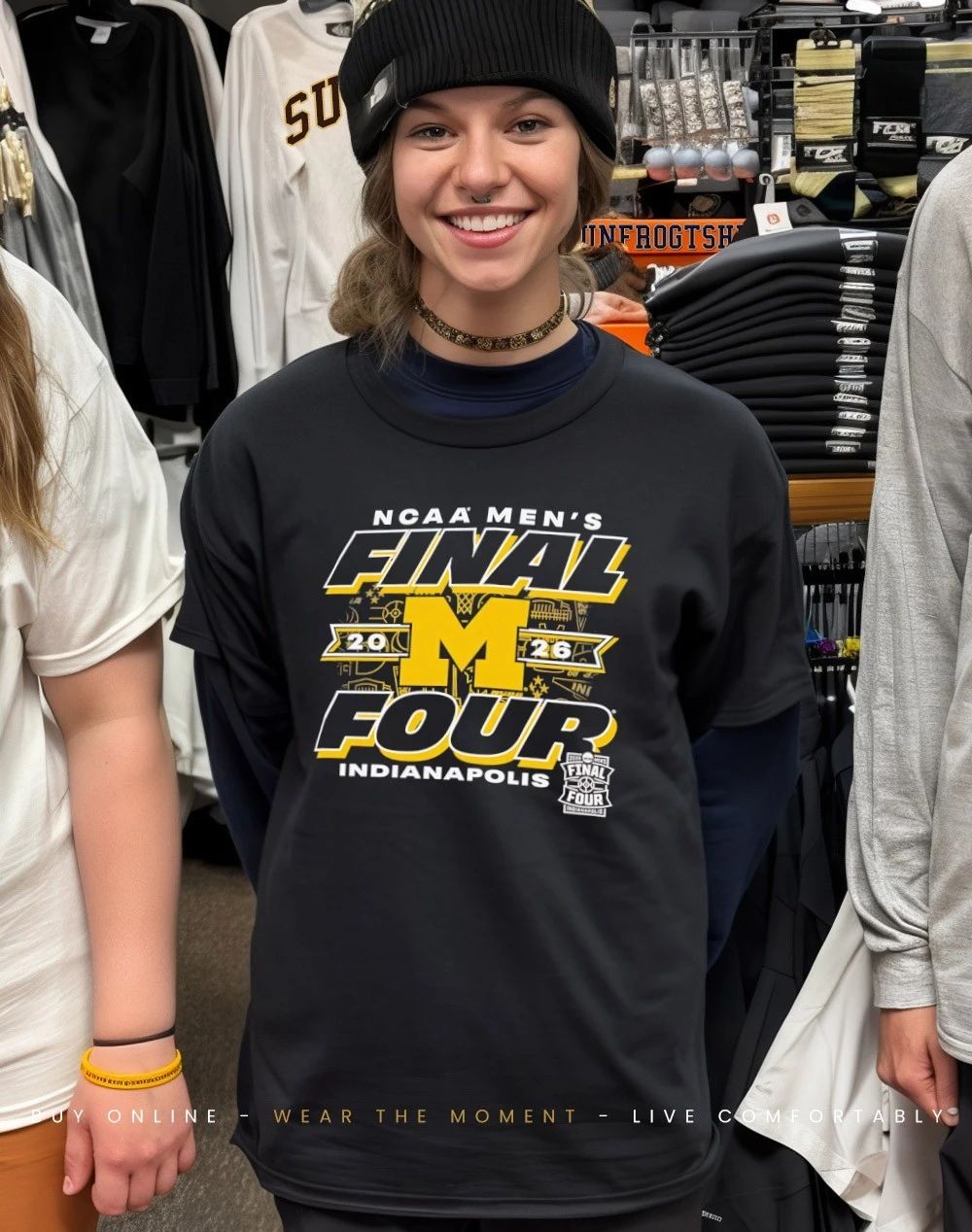 2026 NCAA Men’s Final Four Michigan Wolverines Basketball shirt