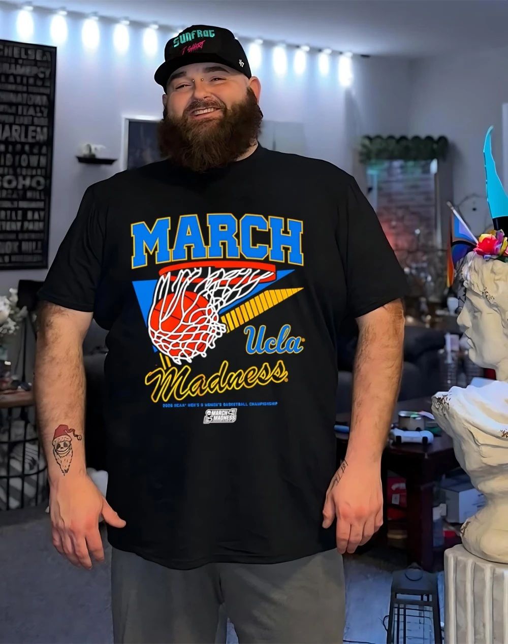 UCLA Bruins MBB & WBB 2026 March Madness Retro Swish shirt