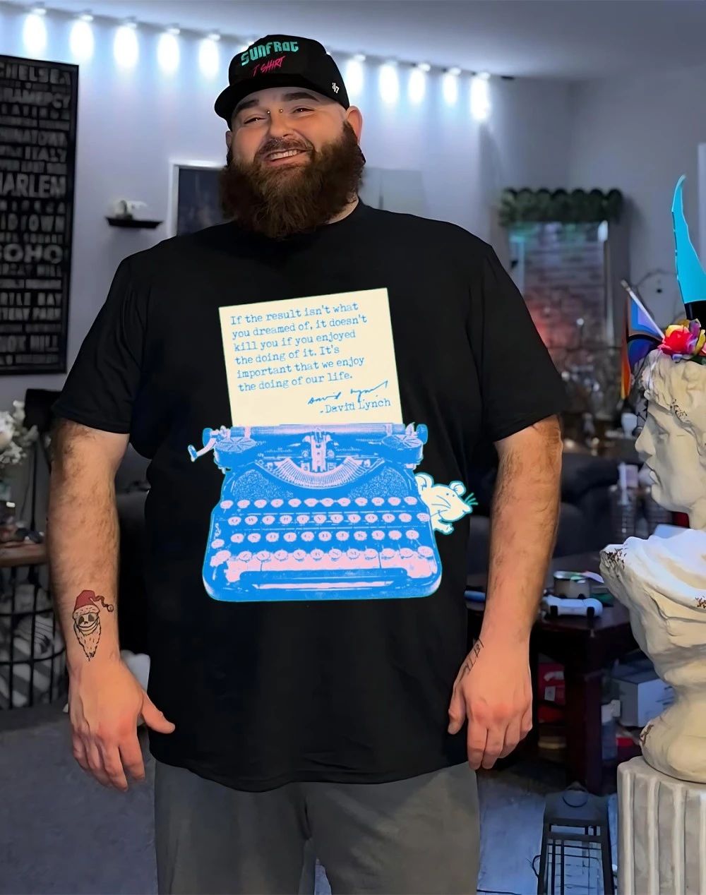 David Lynch typewriter if the result isn’t what you dreamed of shirt