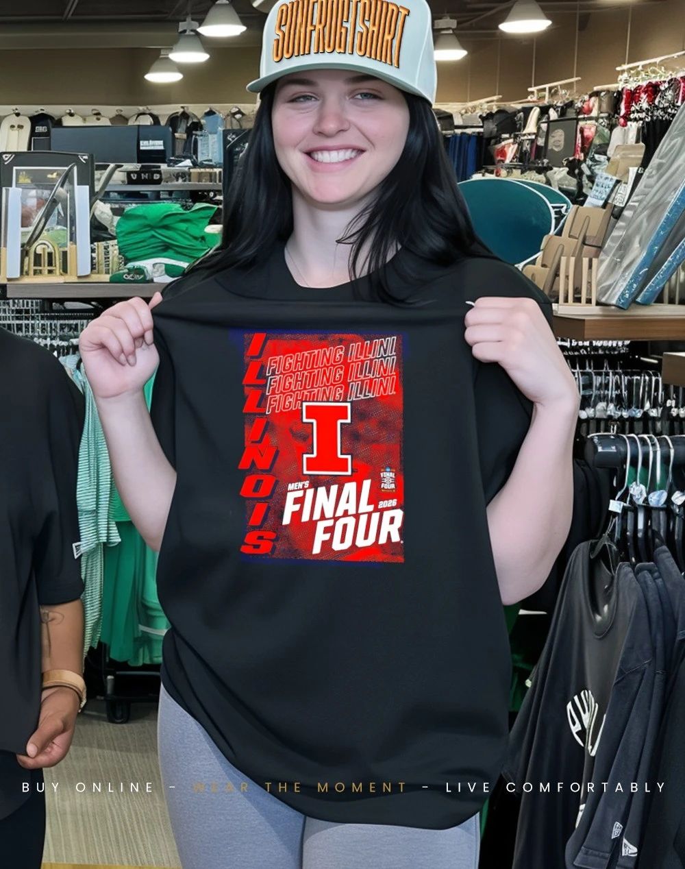 Illinois Fighting Illini NCAA Men’s Basketball Tournament March Madness Final Four 2026 shirt