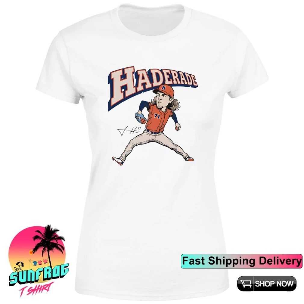 Josh Hader Houston Astros Haderade caricature shirt