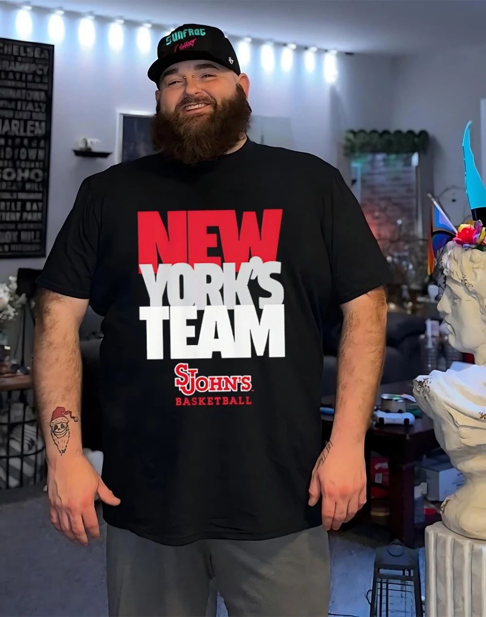 St. John’s Basketballl New York’s Team Text Stack shirt