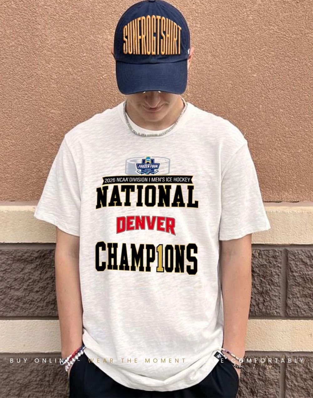 Denver Pioneers 2026 NCAA Frozen Four Men’s Ice Hockey National Champions Locker Room shirt