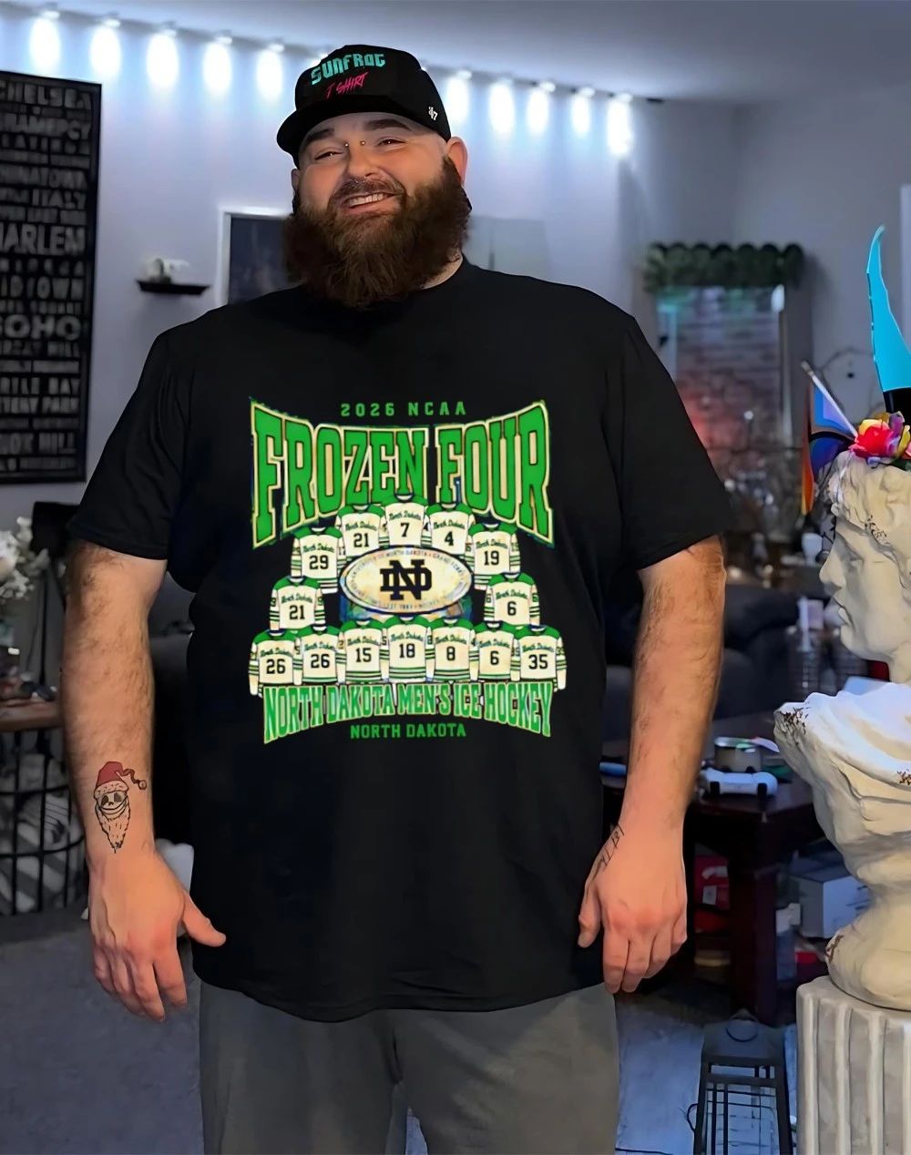 North Dakota Men’s Hockey 2026 Frozen Four jersey shirt