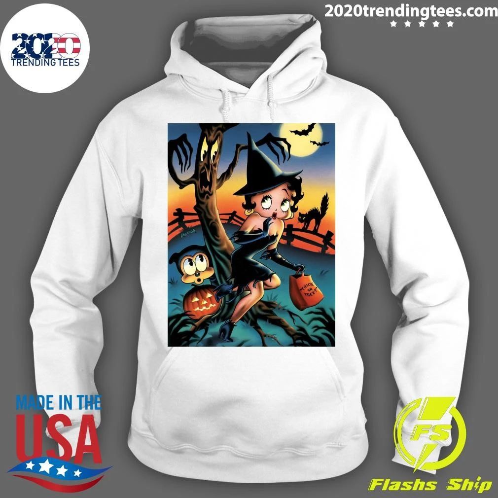 Betty Boop Trick or Treat Halloween Shirt