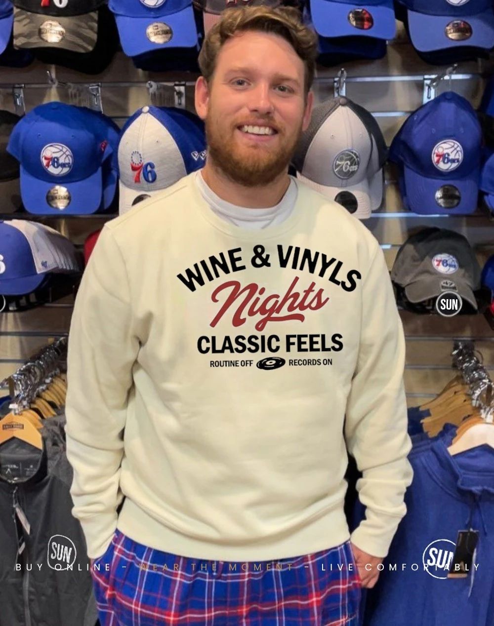 Wine and Vinyls nights classic feels routine off records on shirt