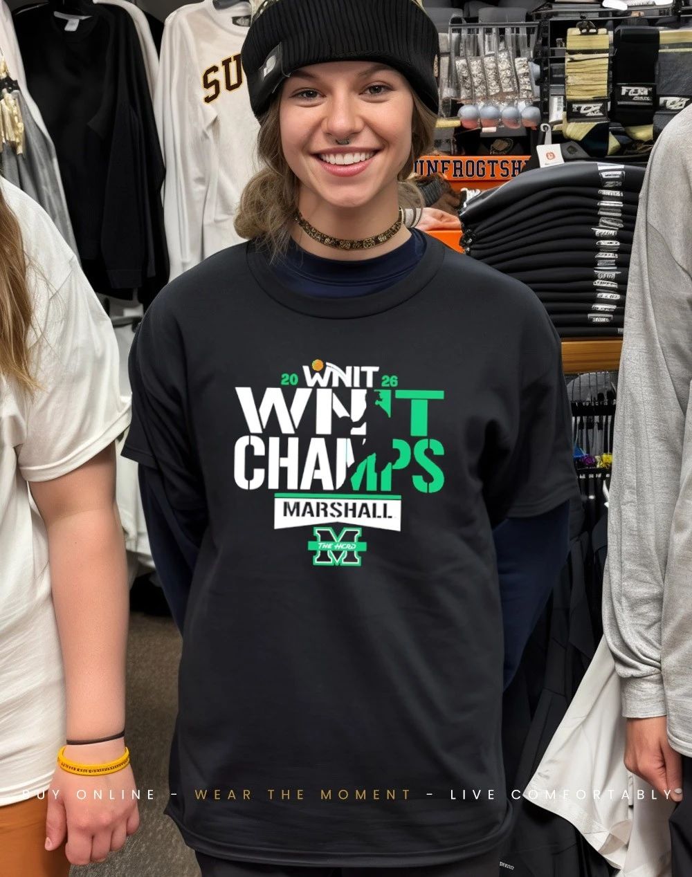 Marshall Women’s Basketball 2026 NIT Champions shirt