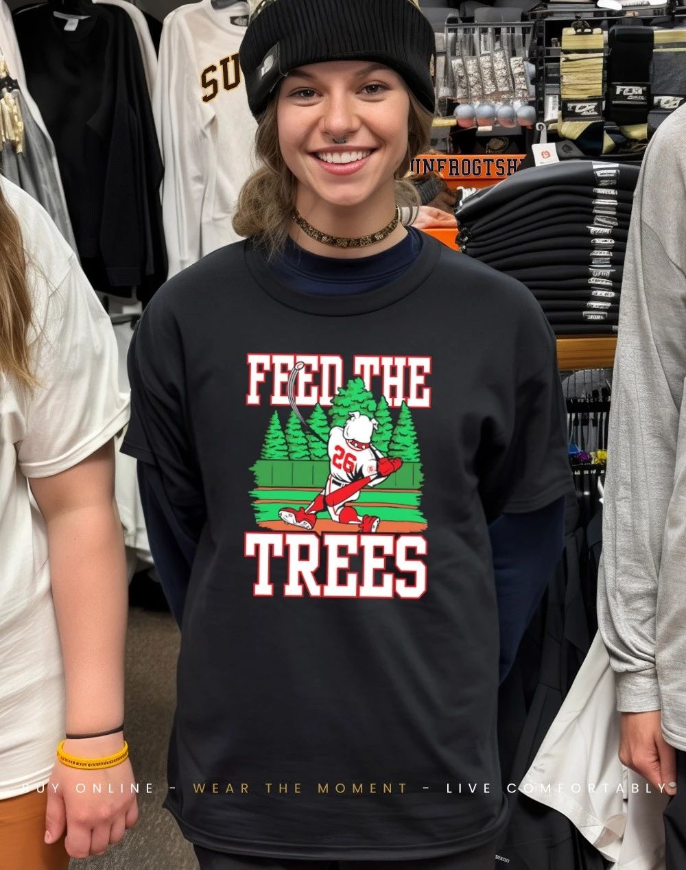 Tallahassee Baseball Feed the Trees graphic shirt