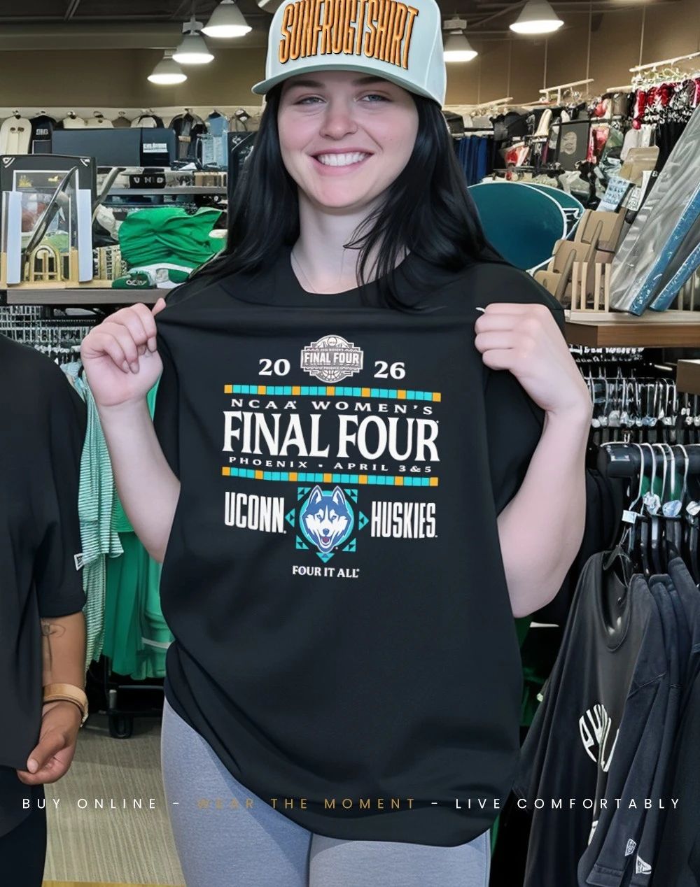 Uconn Huskies Women’s Basketball NCAA Final Four Four It All 2026 classic shirt
