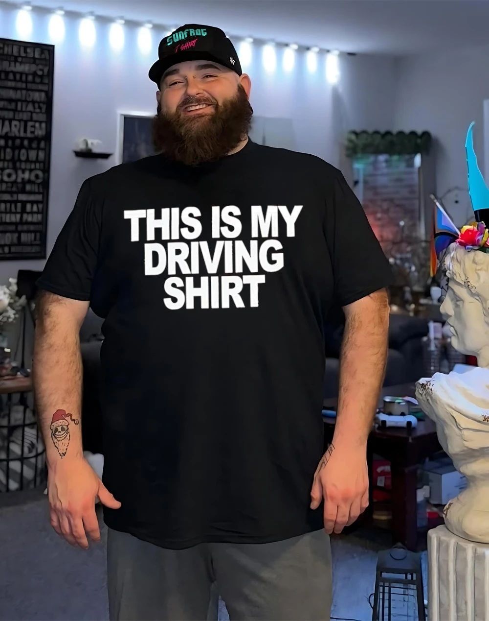 This is my driving shirt