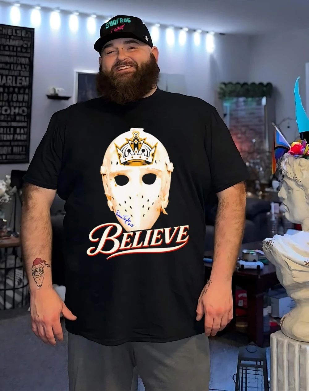 Believe Mask Los Angeles Kings shirt