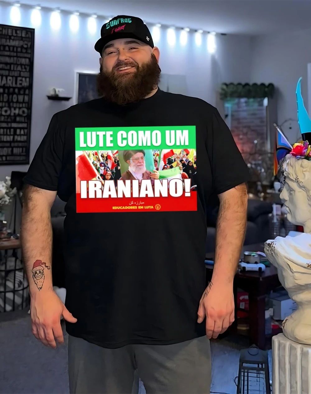 Lute Como Um Iraniano shirt