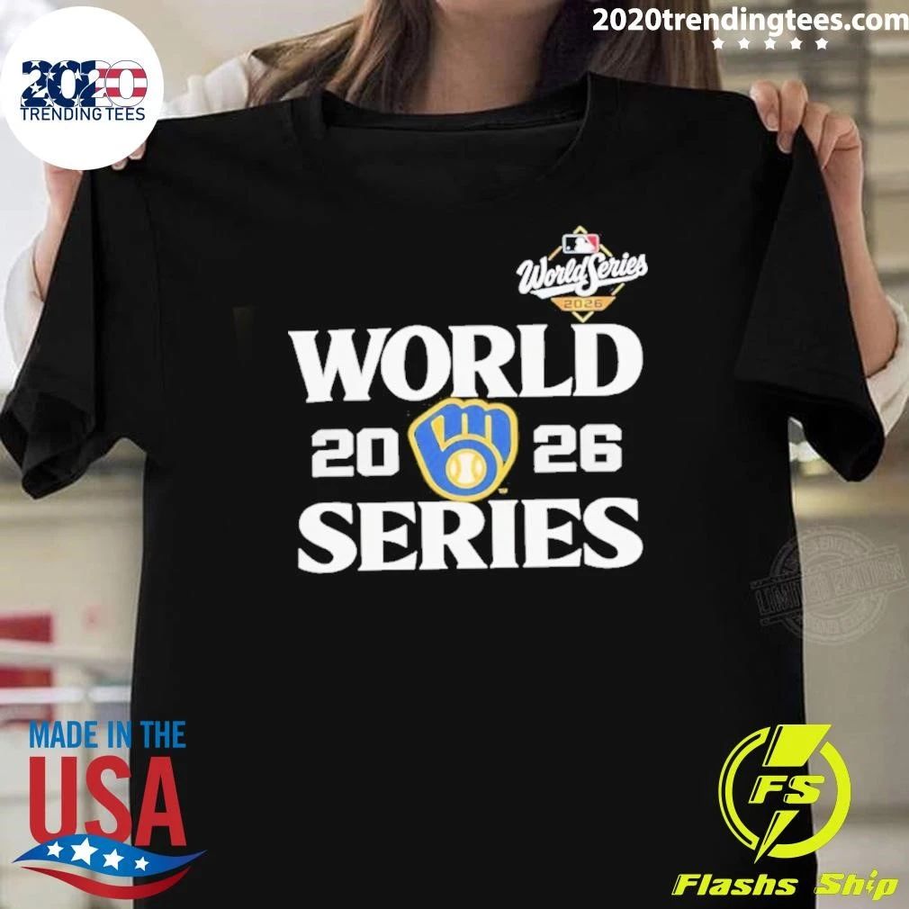 Milwaukee Brewers World Series 2026 Ball Glove Logo Shirt