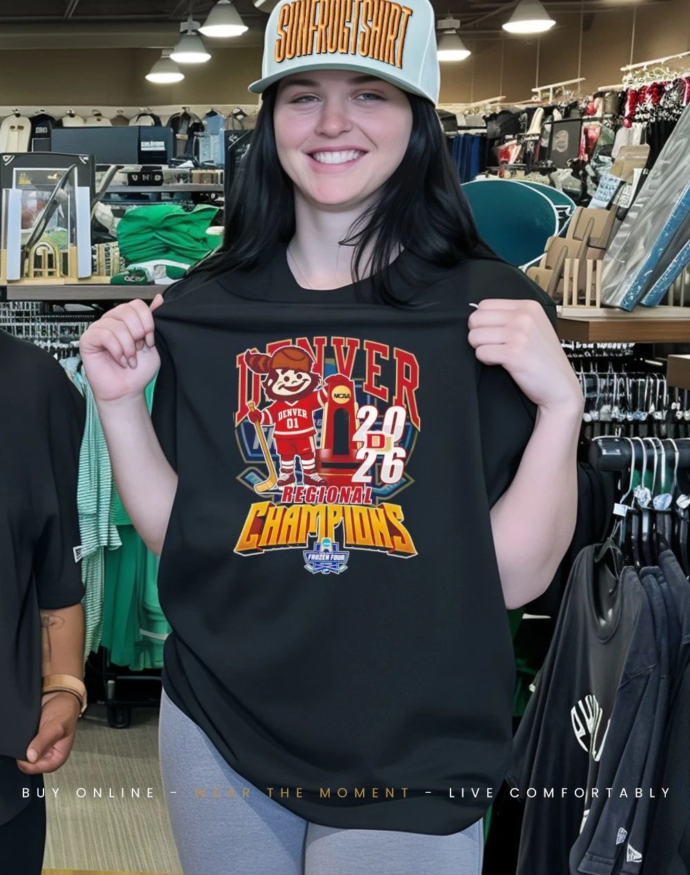 Denver Pioneers 2026 Regional Champions Frozen Four mascot shirt