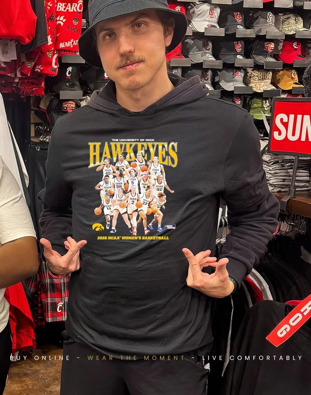 Iowa Women’s Basketball NCAA March Madness 2026 Team Collage shirt