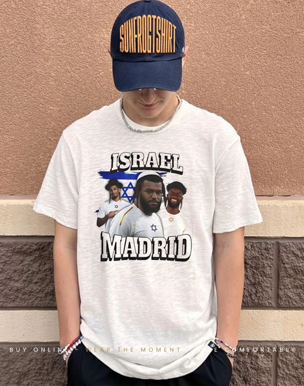 Israel Madrid Jews graphic shirt