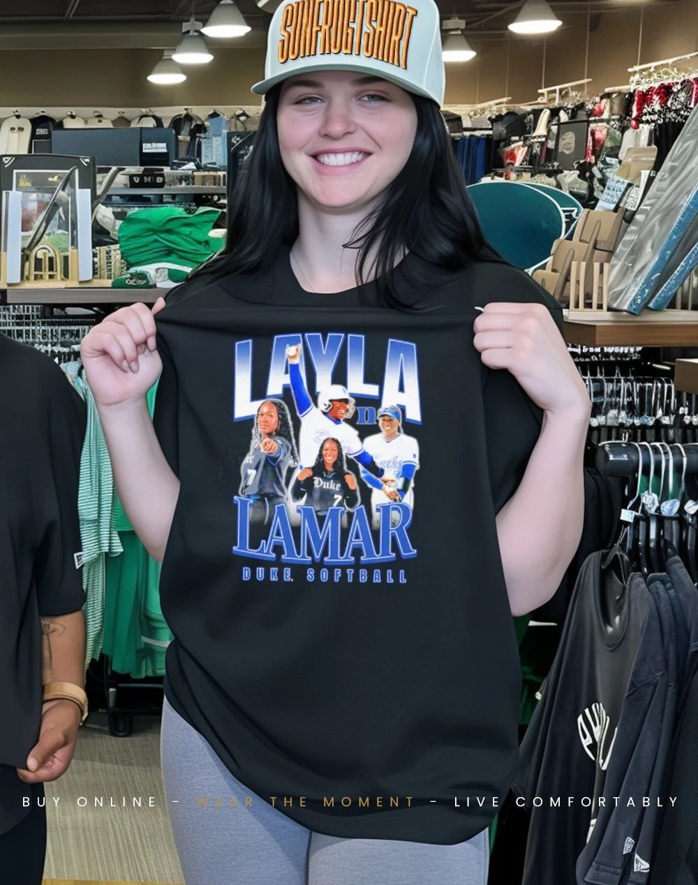 Layla Lamar Duke Softball retro 90s shirt