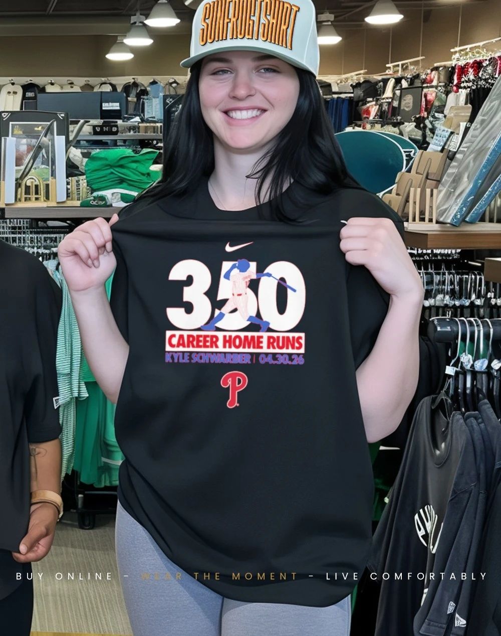 Philadelphia Phillies Kyle Schwarber 350th Career Home Run Milestone shirt