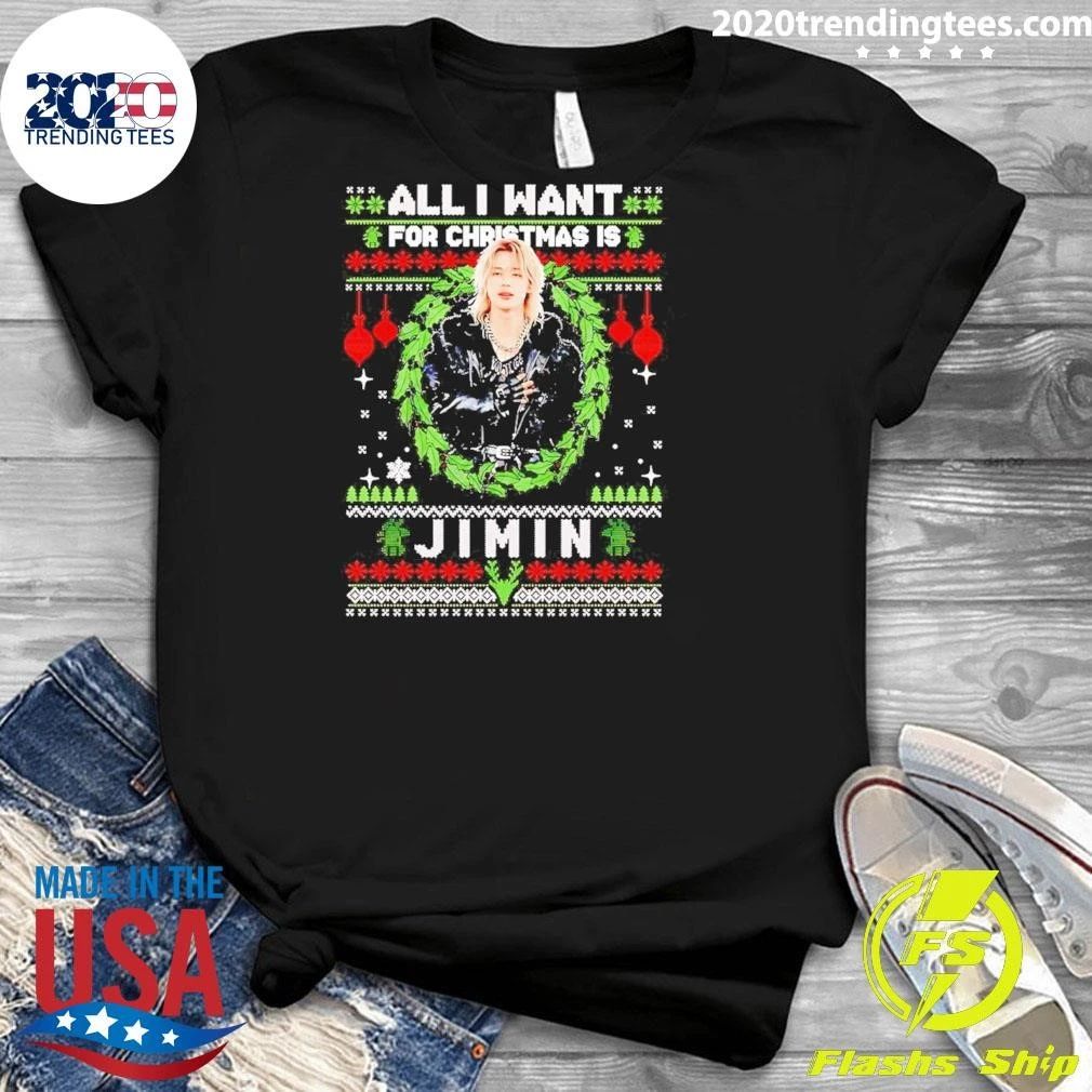 All I Want For Christmas Is Jimin Bts K-Pop Sweater Shirt