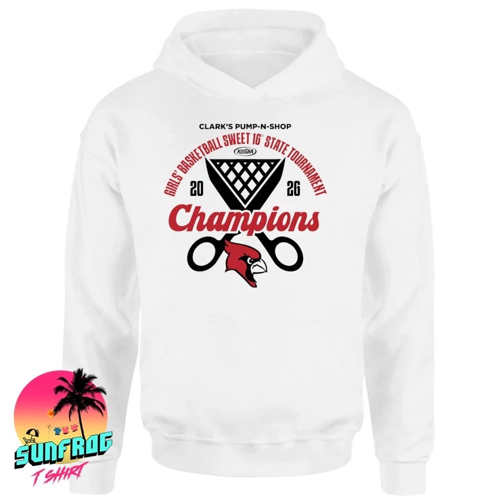 Clark’s Pump-N-Shop 2026 KHSAA Girls Basketball Sweet 16 State Tournament shirt