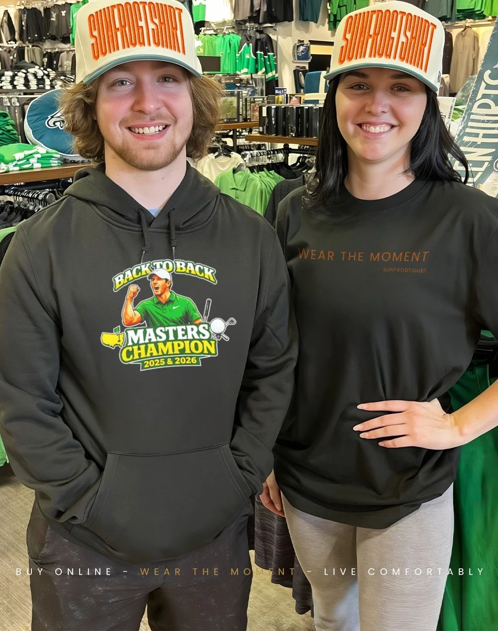 Rory McIlroy back to back Masters champion 2025 2026 shirt