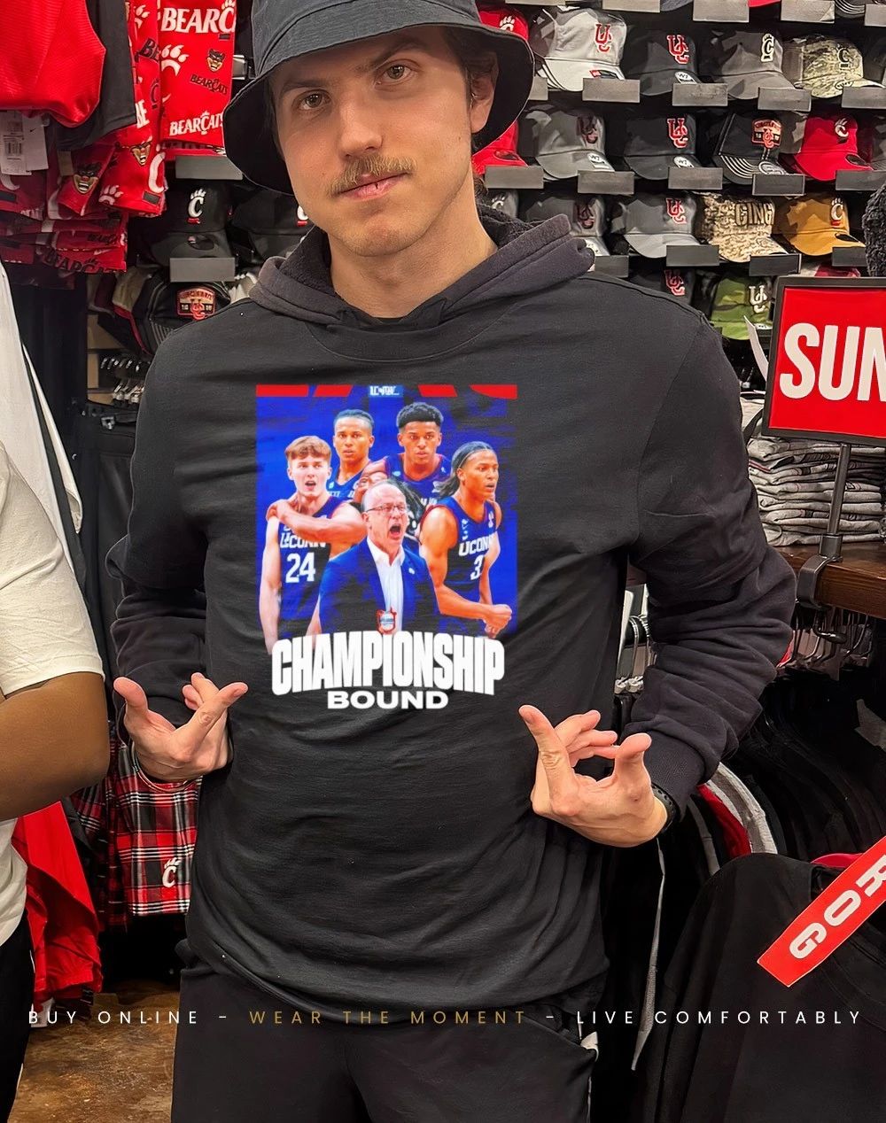 Uconn Huskies Mens Basketball Championship Bound 2026 Ncaa Final Four In Indianapolis graphic shirt