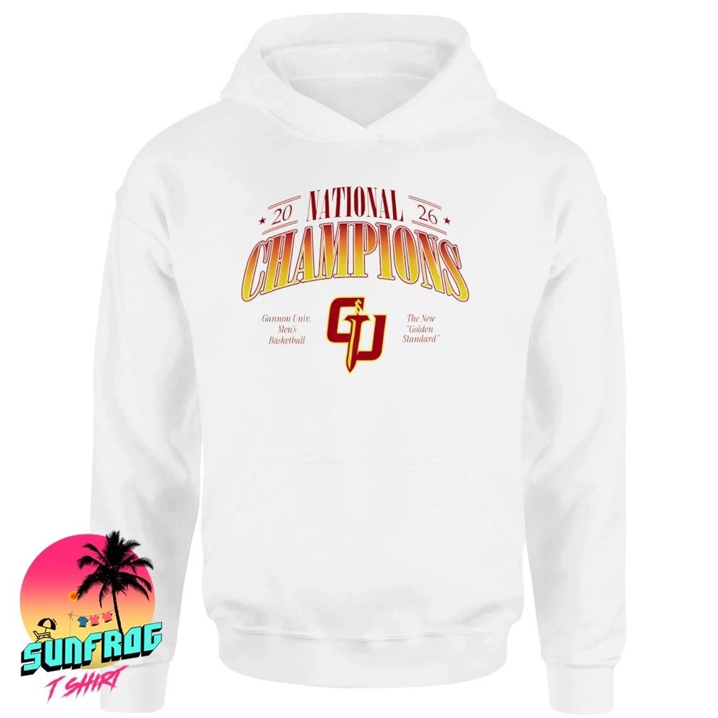Gannon University Men’s Basketball 2026 DII National Champions the New Golden Standard shirt