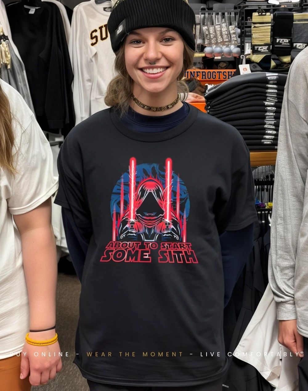 About to Start Some Sith Star War shirt