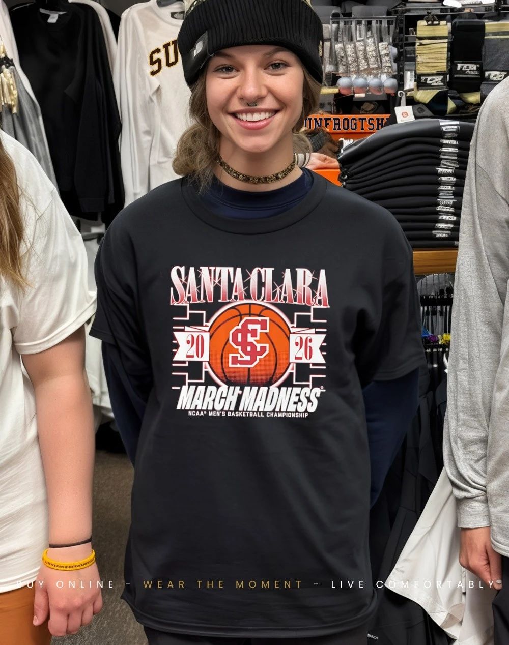 Santa Clara Broncos MBB 2026 March Madness logo shirt