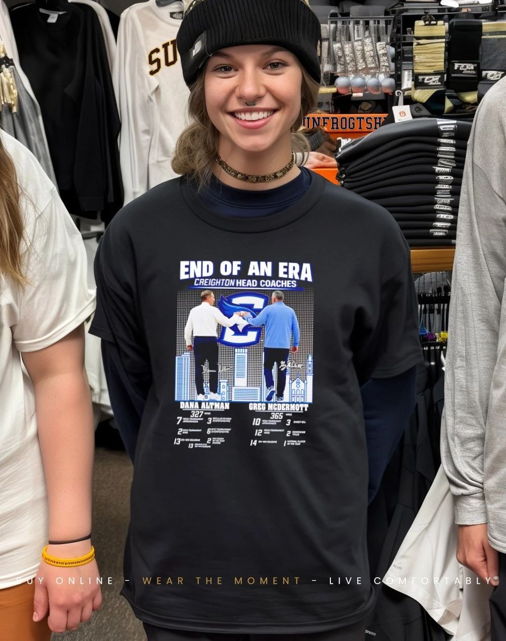 Creighton Head Coachs Dana Altman and Greg Mcdermott End Of An Era city skyline shirt