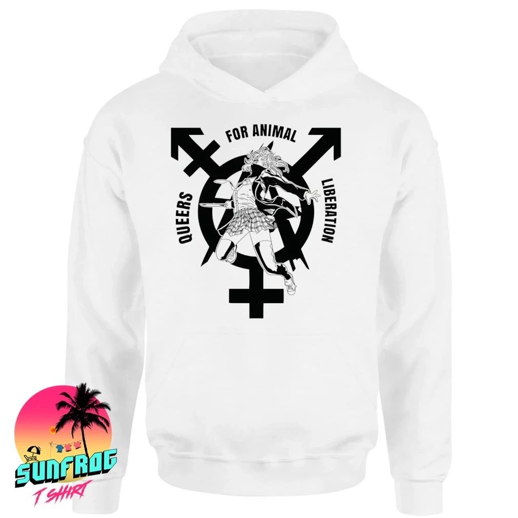 Queers for Animal Liberation LGBTQIA and animal rights shirt