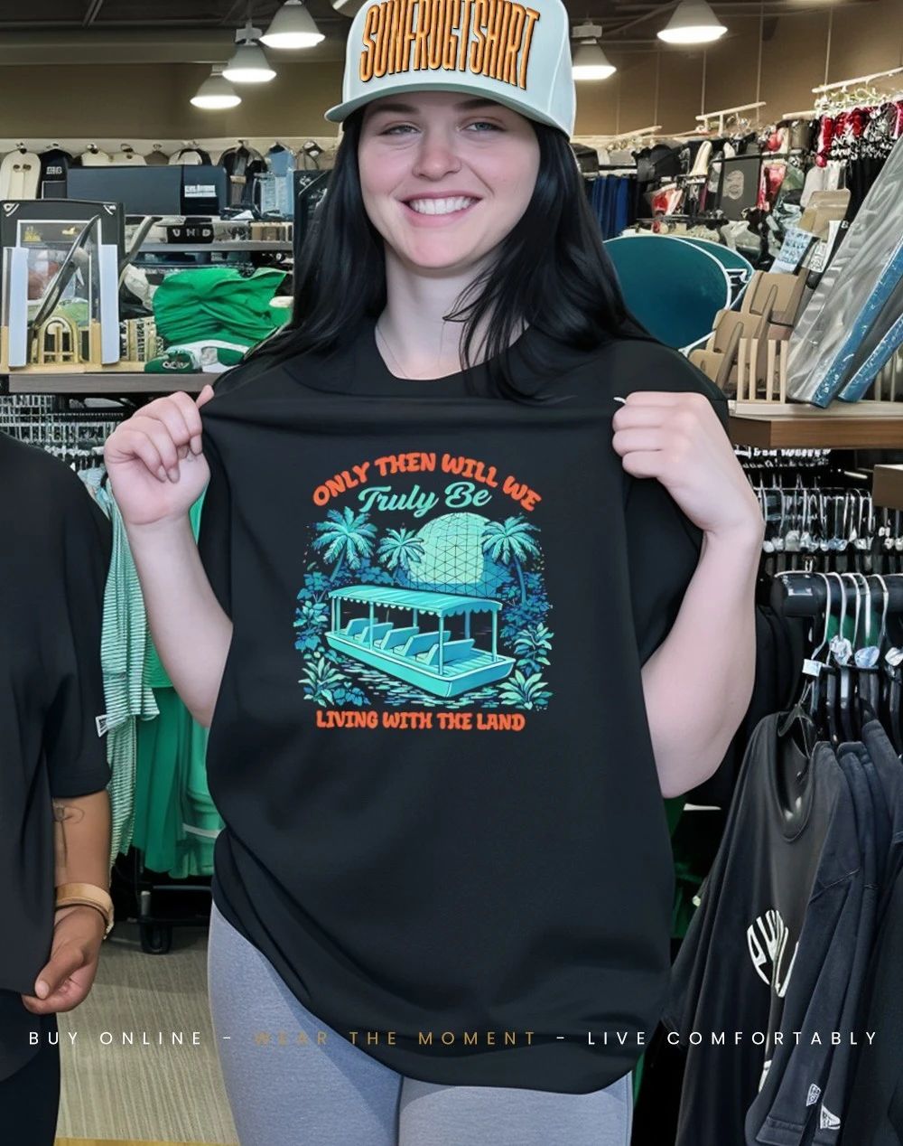 Only then will we truly be living with the land shirt