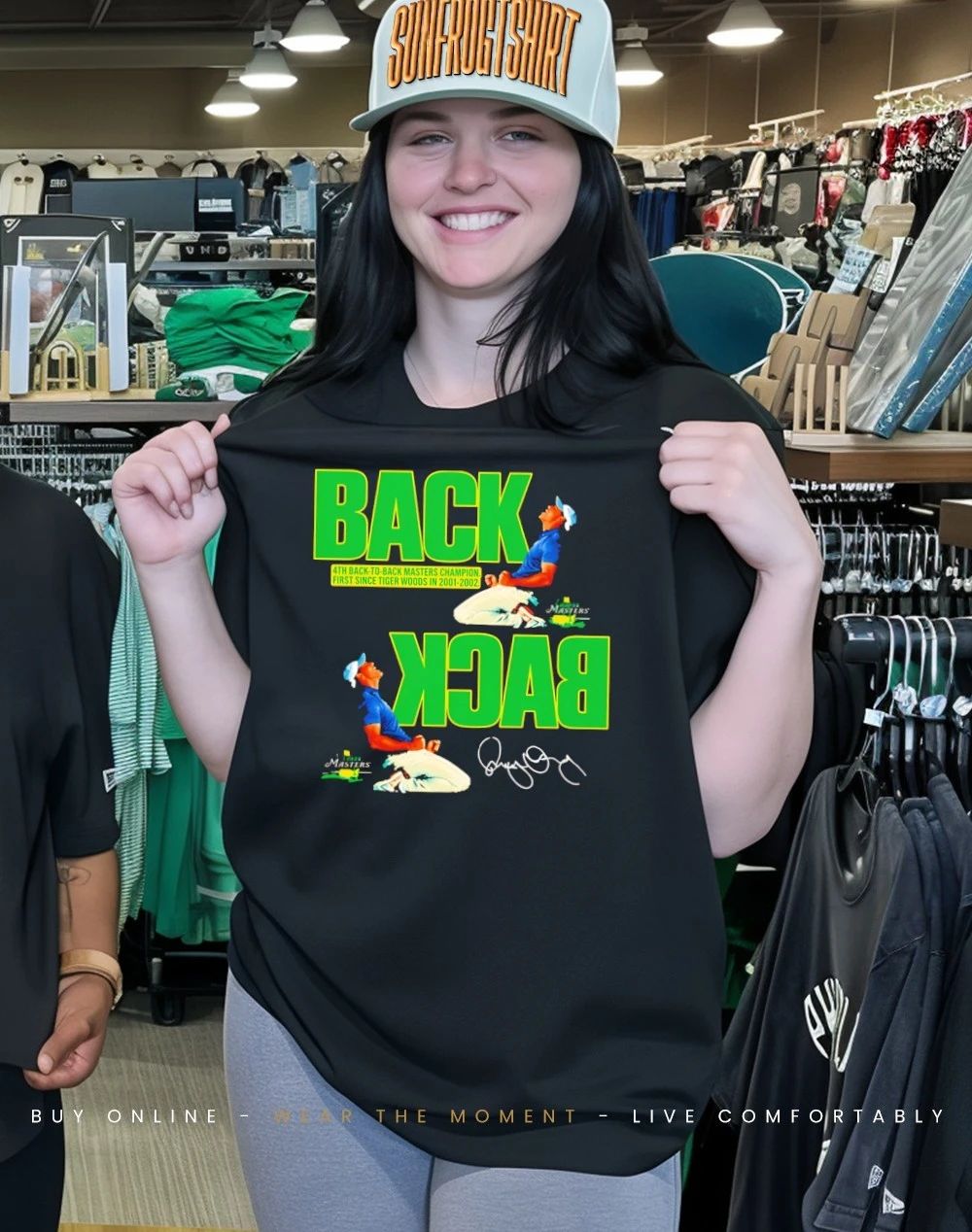 Rory McIlroy 2026 Masters Tournament Champion back to back signature shirt