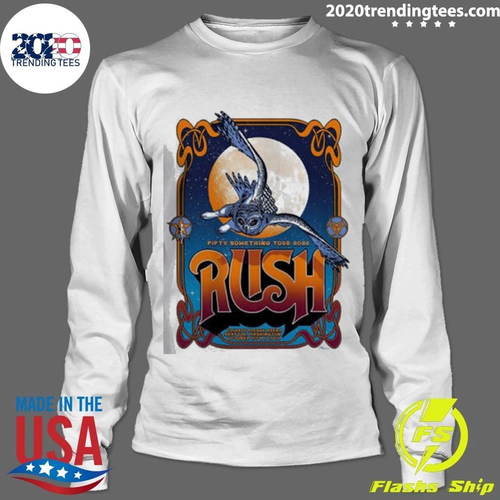 Rush Fifty Something Tour Seattle WA 2026 Event Poster At Climate Pledge Arena On October 10 And 12 2026 Shirt