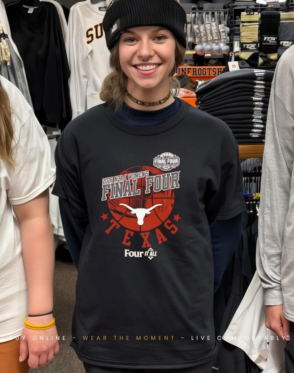 Texas Longhorns Women’s Basketball 2026 NCAA Final Four Four It All shirt