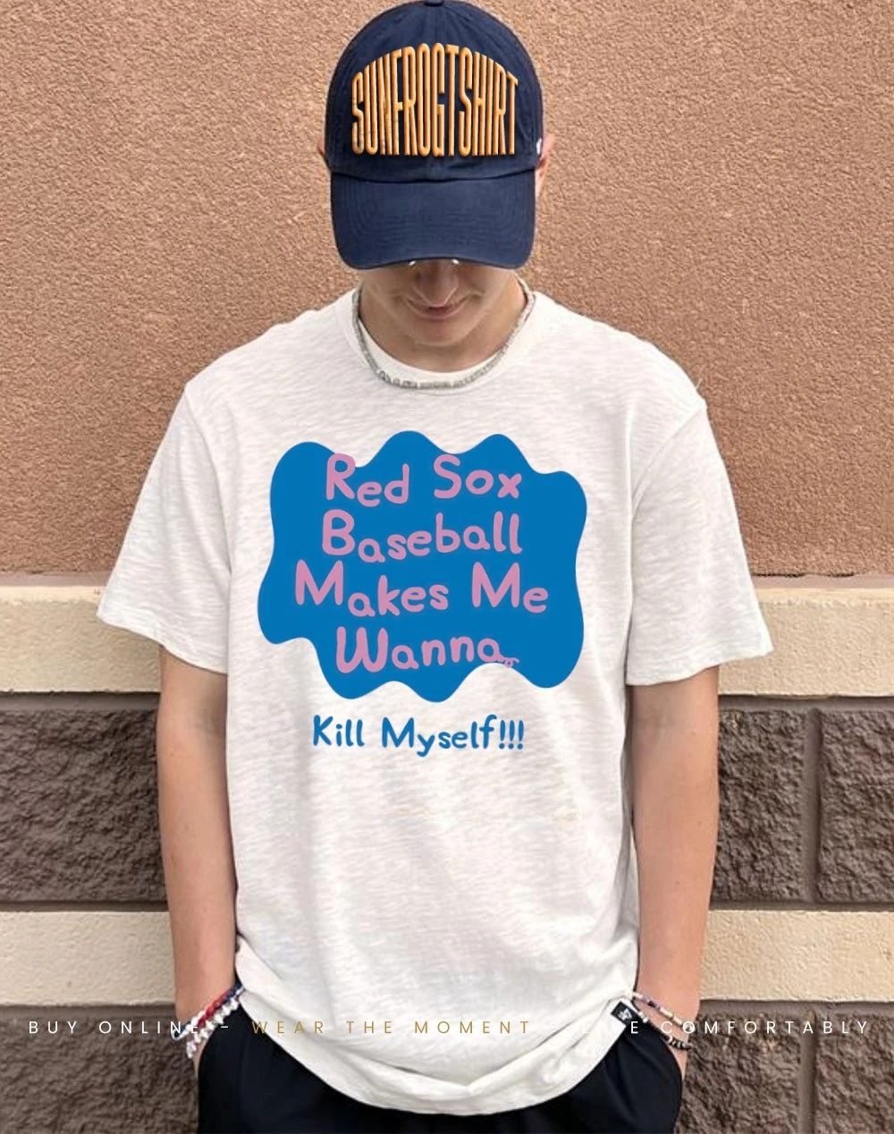 Boston Red Sox baseball makes me wanna kill myself shirt
